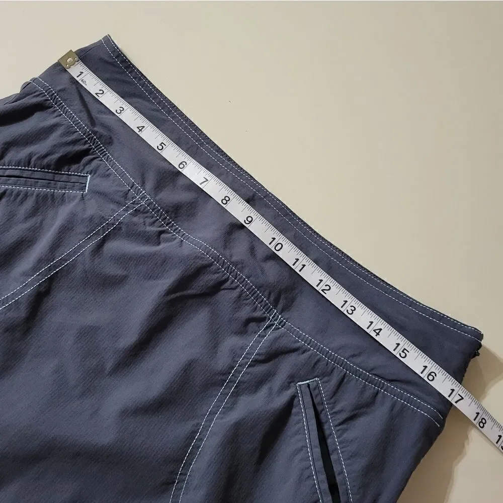 Athleta Cinch Ripstop Skort Asphalt Gray